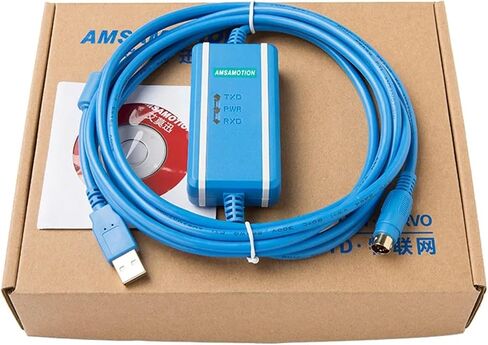 كابل البرمجة USBACAB230 USB إلى محول RS232 لسلسلة USB-DVP ES EX EC SV SS (الإصدار 2017) in Saudi Arabia