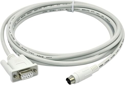 Serial Cable QC30R2 Suitable for Q Series Programming Data Cable DB9 9pin Female Round DB 8 pin(QC30R2 Blue,3meters) in Saudi Arabia