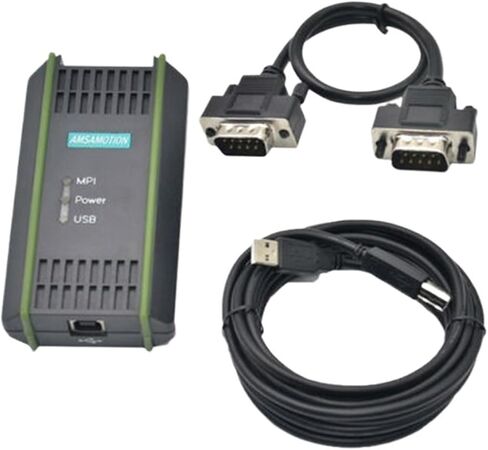 كابل برمجة كابل USB PPI MPI لـ S7-200 300 400 محول 6ES7972-0CB20-0XA0 دعم WIN7/XP/VISTA (عزل USB-MPI) in Saudi Arabia