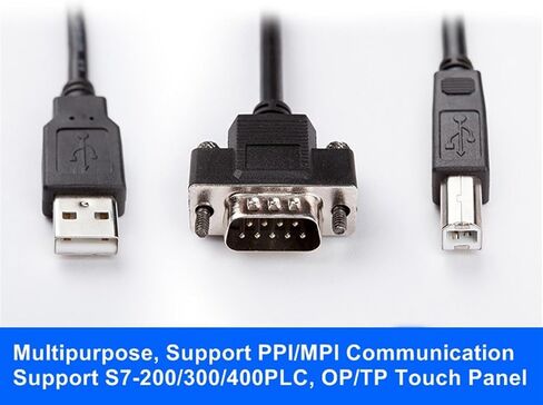 كابل برمجة كابل USB PPI MPI لـ S7-200 300 400 محول 6ES7972-0CB20-0XA0 دعم WIN7/XP/VISTA (عزل USB-MPI) in Saudi Arabia