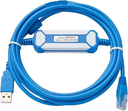 USB-CNV3 Upgraded Version Cable with Magnetic Ring Protection Suitable NB NJ NS NW0 Series Programming Cable in Saudi Arabia