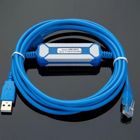 USB-CNV3 Upgraded Version Cable with Magnetic Ring Protection Suitable NB NJ NS NW0 Series Programming Cable in Saudi Arabia