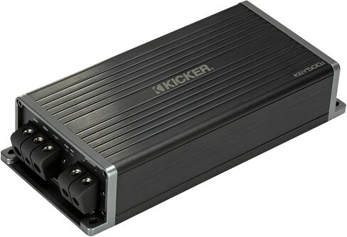 Kicker Key5001 500 واط MAX MONO ANDLIFIER مع مجموعة تثبيت الأسلاك عن بعد ، محول إخراج خط الاستريو in Saudi Arabia