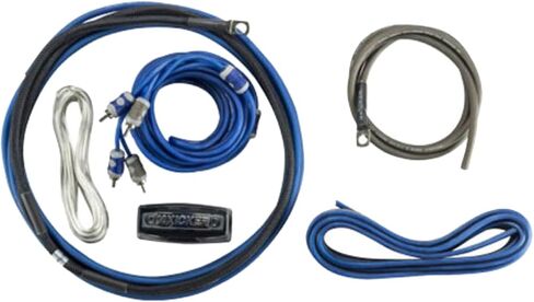 Kicker Key5001 500 واط MAX MONO ANDLIFIER مع مجموعة تثبيت الأسلاك عن بعد ، محول إخراج خط الاستريو in Saudi Arabia