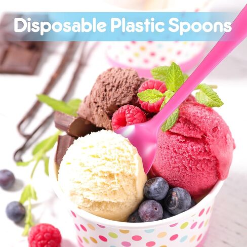 60 Pcs Orange Disposable Plastic Spoons Cutlery Heavy Duty Dinnerware Plastic Silverware Flatware for Home Office School Party Picnics Restaurant Outdoor Events or Every Day Use (Orange) in Kuwait