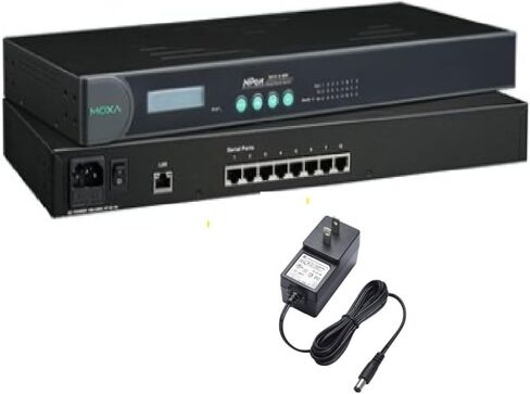 NPort 5610-8/US - 8-Port RS-232 RJ45 (8pin) Device Server, 10/100M Ethernet, 0 to 55°C, 100-240 VAC w/ US Plug (Moxa) in Saudi Arabia