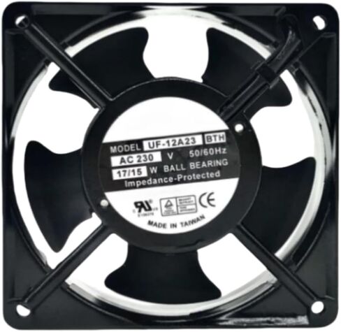 UF-12A23 BTH Fan 12CM for 230V 17/15W 12038 120X120X38MM 2-Wire Cooling Fan in Saudi Arabia