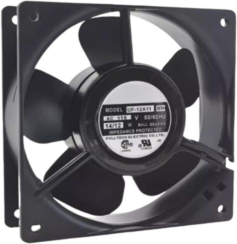 UF-12A11 BTH Fan 12cm لـ 115v 14/12w 12038 120x120x38mm مروحة تبريد in Saudi Arabia