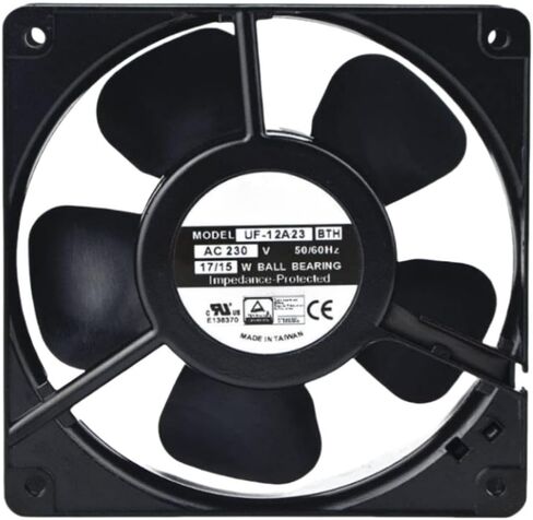 UF-12A23 BTH Fan 12cm لـ 230V 17/15W 12038 120x120x38mm مروحة تبريد in Saudi Arabia