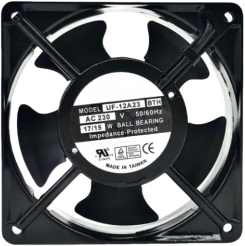 UF-12A23 BTH Fan 12cm لـ 230V 17/15W 12038 120x120x38mm مروحة تبريد in Saudi Arabia