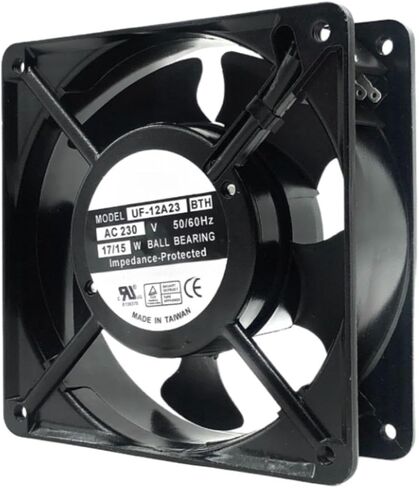 UF-12A23 BTH Fan 12cm لـ 230V 17/15W 12038 120x120x38mm مروحة تبريد in Saudi Arabia
