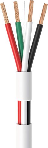 CableMaestro 250FT 16AWG Bulk Speaker Wire – CL2 Rated, 4-Conductor CCA, in-Wall Audio Cable, Easy Pull Box in Saudi Arabia