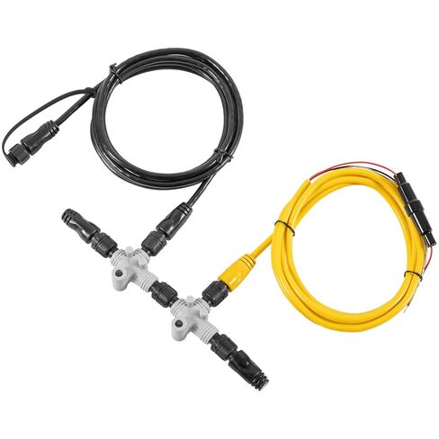 010-11442-00 NMEA 2000 Starter Kit for Garmin Echomap Chirp ، Echomap Plus ، NMEA 2000 Cable ، كابل العمود الفقري ، كابل إسقاط مع توصيل T و Terminator الذكور الإناث in Saudi Arabia