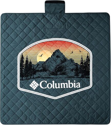 Columbia 72" x 72" Lightweight Packable Tote Blanket - Warm & Cozy Outdoor Essentials for Camping, Picnics, and Adventures, 100% Polyester Fill, Waterproof Printed Microfiber - Rodney Steel in Saudi Arabia