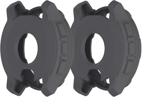 2-Packs Screen Protector Case Compatible with Garmin instinct 3 50MM, Silicone Case in Saudi Arabia