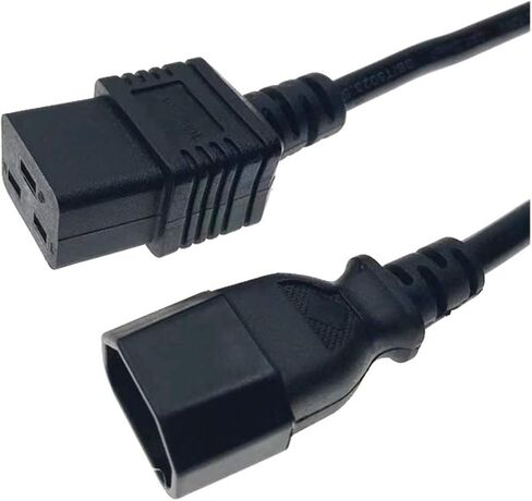 C19-C20 Color Display Power Cord Extension Cord 0.75 Square 1.5M Pure Copper AC Power Cord(1.5) in Saudi Arabia