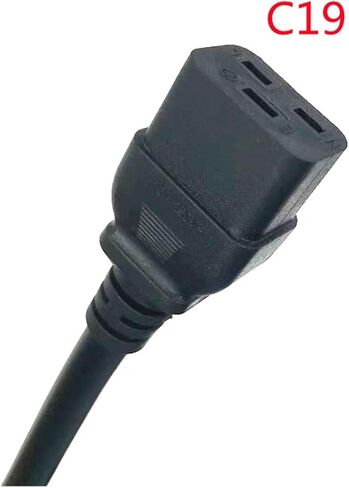 C19-C20 Color Display Power Cord Extension Cord 0.75 Square 1.5M Pure Copper AC Power Cord(1.5) in Saudi Arabia