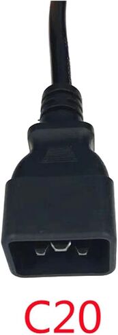 C19-C20 Color Display Power Cord Extension Cord 0.75 Square 1.5M Pure Copper AC Power Cord(1.5) in Saudi Arabia