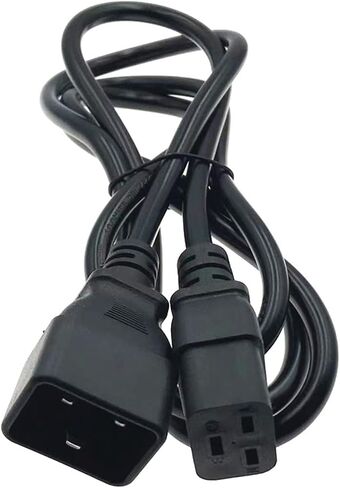 C19-C20 Color Display Power Cord Extension Cord 0.75 Square 1.5M Pure Copper AC Power Cord(1.5) in Saudi Arabia
