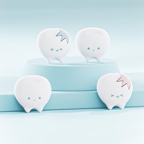 GeekShare Joystick Caps Compatible with Switch 2 - Anti-Slip Thumb Grip Caps - 4PCS Silicone Analog Cover Thumbstick Grips for Switch 2025, White Tooth in Saudi Arabia