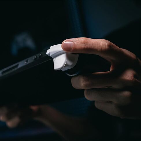 أزرار الكتف Playvital TRIGGER TRIGERENT SET لمجموعة LCD على سطح السفينة ، L1R1L2R2 Extender for Steam Deck OLED - WHITE in Kuwait