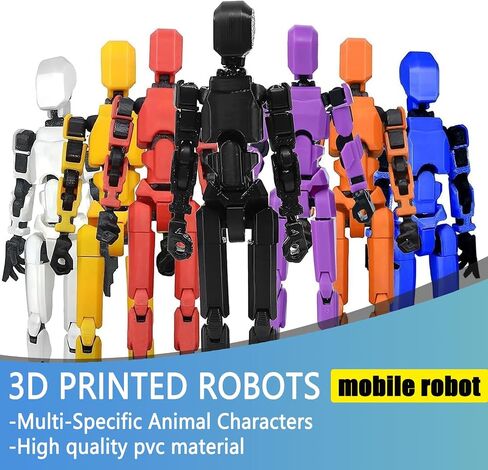Dumwick Assembly Completed Titan 13 Action Figure,2026 New Lucky Robot 13 Action Figures,3D Printed Action Figure,Nova 13 Figure Desktop Decorations Game Gifts (Assembly Completed-5 PCS) in Saudi Arabia