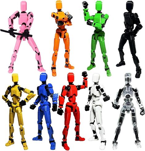 Dumwick Assembly Completed Titan 13 Action Figure,2026 New Lucky Robot 13 Action Figures,3D Printed Action Figure,Nova 13 Figure Desktop Decorations Game Gifts (Assembly Completed-5 PCS) in Saudi Arabia