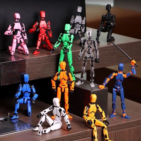 Dumwick Assembly Completed Titan 13 Action Figure,2026 New Lucky Robot 13 Action Figures,3D Printed Action Figure,Nova 13 Figure Desktop Decorations Game Gifts (Assembly Completed-5 PCS) in Saudi Arabia
