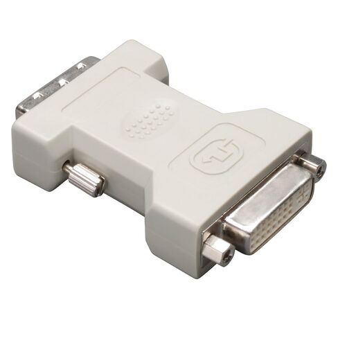 Tripp Lite DVI-I to DVI-D Dual Link Video Cable Adapter (F/M) (P118-000) Beige 9 x 7 x 0.5 inches in Saudi Arabia