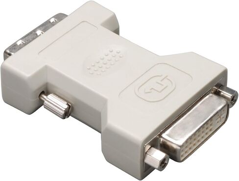Tripp Lite DVI-I to DVI-D Dual Link Video Cable Adapter (F/M) (P118-000) Beige 9 x 7 x 0.5 inches in Saudi Arabia