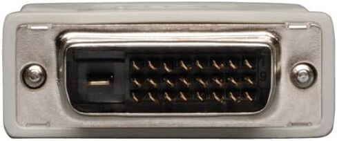 Tripp Lite DVI-I to DVI-D Dual Link Video Cable Adapter (F/M) (P118-000) Beige 9 x 7 x 0.5 inches in Saudi Arabia