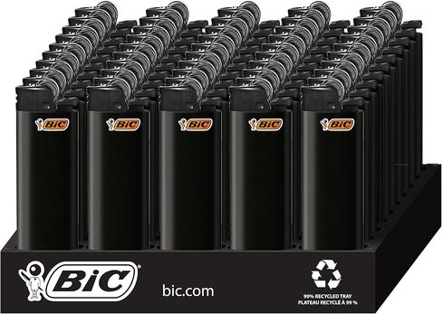 BIC Maxi Bocke Wighter ، SPERIES EDITION Series ، Black ، 50 Count Trening of Lighters in Saudi Arabia