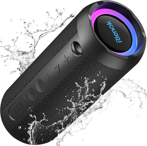 RIENOK Portable Bluetooth Speaker 30W Dual Pairing True Wireless Stereo HD Sound IPX7 Waterproof Outdoor Sport Shower Wireless Speaker Bluetooth 5.3 for Home Party in Saudi Arabia