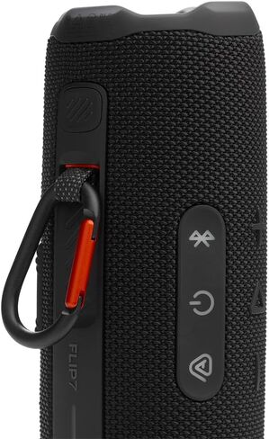 JBL FLIP 7 Waterproof Portable Speaker Bundle with gSport Carbon Fiber Case (Black) in Saudi Arabia