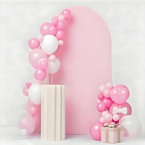 Two-Sided Yellow 7.2FT Wedding Arch Cover, Spandex Arch Backdrop Covers for Party, Yellow 7.2 FT Arch Backdrop Cover, Chiara Covers for Wedding Birthday Party Decor in Saudi Arabia