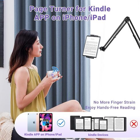 Tiktok Scrolling Ring لـ iPhone/Android/iOS ، Page Turner لتطبيق Kindle على Ipad Bluetooth Scroller Camera Remote مصراع (Pink) in Saudi Arabia