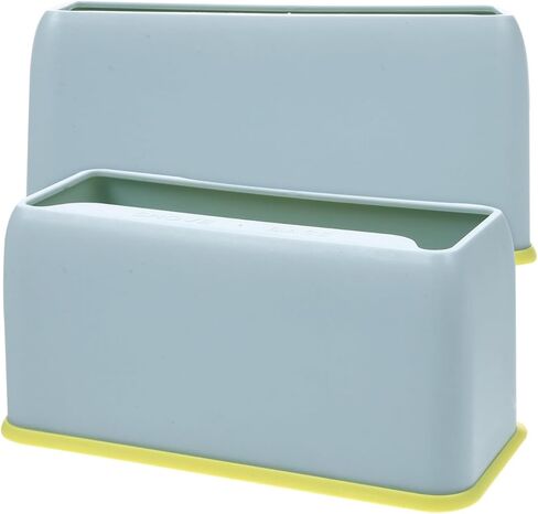 Mipcase 2pcs مغرفة مقاومة للاهتراء منزل مجرفة قاعدة مغرفة منزلية لحامل تخزين داخلي مستقر حاويات مريحة قابلة للغسل البلاستيك الحيوانات الأليفة أصحاب القمامة تقف in Kuwait