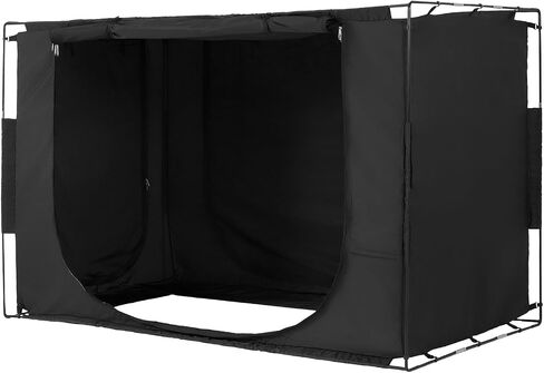 خيمة سرير Vevor ، 75 "× 39" × 47 "Twin Size 3 أبواب 70 ٪ من خيمة سرير نوم مظلة أحلام التنفس مع 0.37 في أقطاب الألياف على خصوصية السرير لخيام النوم الداخلية in Kuwait