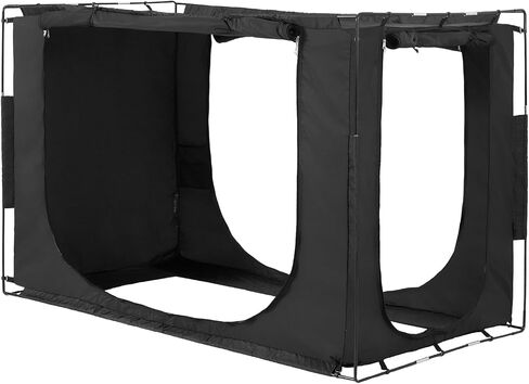 خيمة سرير Vevor ، 75 "× 39" × 47 "Twin Size 3 أبواب 70 ٪ من خيمة سرير نوم مظلة أحلام التنفس مع 0.37 في أقطاب الألياف على خصوصية السرير لخيام النوم الداخلية in Kuwait