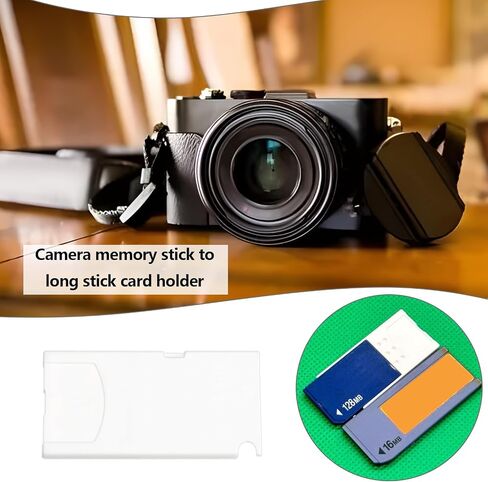 Sing F Ltd 2PCS Cameras Cameras Adapter Adapter Memory Stick Pro Duo MS Adapter Long MS Card Carder متوافق مع كاميرات Sony Old CCD in Saudi Arabia