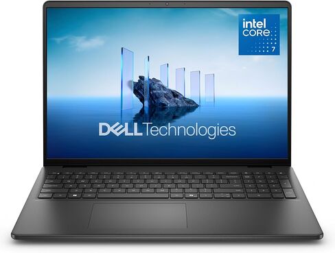 DELL 16 LAPTOP DC16250-16.0 بوصة 16:10 FHD+ عرض اللمس ، Intel Core 7 150U ، RAM 16GB DDR5 ، 1 تيرابايت SSD ، Intel Graphics ، Windows 11 Home ، خدمة واحدة في الموقع الأساسي-Carbon Black in Kuwait