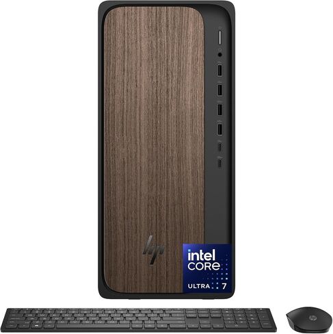 HP OmniDesk Next Gen AI PC Business Desktop PC, Intel Core Ultra 7 265 Processor, 32GB DDR5 RAM, 1TB SSD, Keyboard & Mouse, Intel Graphics, Microsoft Copilot, Wi-Fi 6, Bluetooth, Windows 11 Pro in Saudi Arabia