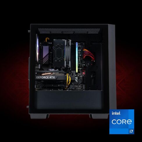 Acer Nitro 60 N60-640-UR26 Gaming Desktop | Intel Core I7-14700F 20-Core Processor | NVIDIA GEFORCE RTX 5060 TI Graphics (791 AI TOPS) | 32GB DDR5 | 2TB PCIE GEN 4 SSD | Wi-Fi 6 | جيجابت إيثرنت in Kuwait