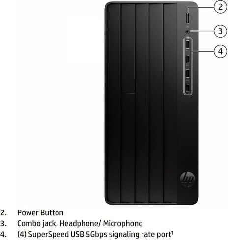 HP Desktop Computers Tower PC for Home Business Student, Intel 6-Core i5-12500 (Beat i7-11700), 32GB DDR4 RAM, 1TB PCIe SSD, WiFi, Bluetooth, RJ-45, Keyboard and Mouse, Windows 11 Pro (Renewed) in Saudi Arabia