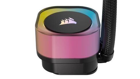 CORSAIR iCUE Link H170i RGB Liquid CPU Cooler - 420mm AIO - QX140 RGB Fans - Fits Intel® LGA 1700, AMD® AM5 - iCUE Link System Hub Included - Black (Renewed) in Saudi Arabia