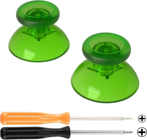 eXtremeRate Glow in Dark - Green Replacement 3D Joystick Thumbsticks, Analog Thumb Sticks with Cross Screwdriver for Nintendo Switch Pro Controller in Saudi Arabia