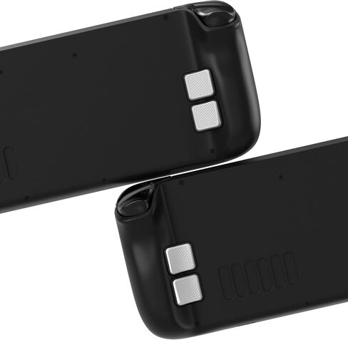 PlayVital White Back Button Enhancement Set for Steam Deck LCD, Grip Improvement Button Protection Kit for Steam Deck OLED - 2 Different Thickness in Saudi Arabia