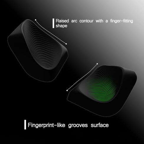 Playvital White Back Bund Breatment مجموعة للاثنين على سطح السفينة LCD ، مجموعة حماية زر تحسين القبضة لسطح البخار OLED - 2 سمك مختلف in Kuwait