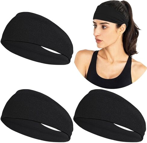 JOYOYO Kids Headbands Breathable Athletic Sweatbands Sports Headband for Girls and Boys Moisture Wicking Elastic Hairband for Toddler Children and Teenagers in Kuwait