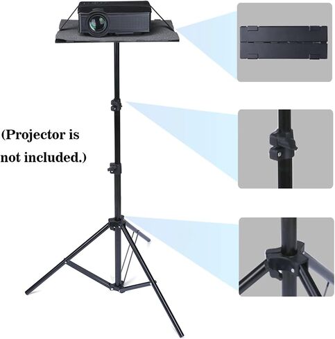 T160 Projector Tripod Projector Stand with Tripod Tray Multi-Function in Saudi Arabia